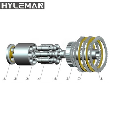 ХИТАЦХИ замене хидрауличне клипне пумпе ХМГЦ16 / 32/35 серија